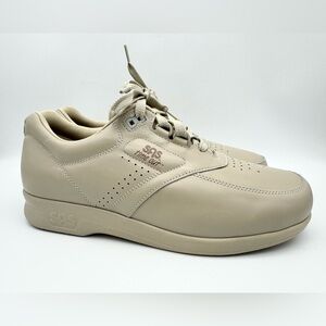 SAS Time Out Casual Walking Shoes — Bone / Cream Leather Men’s Size 9.5 M
